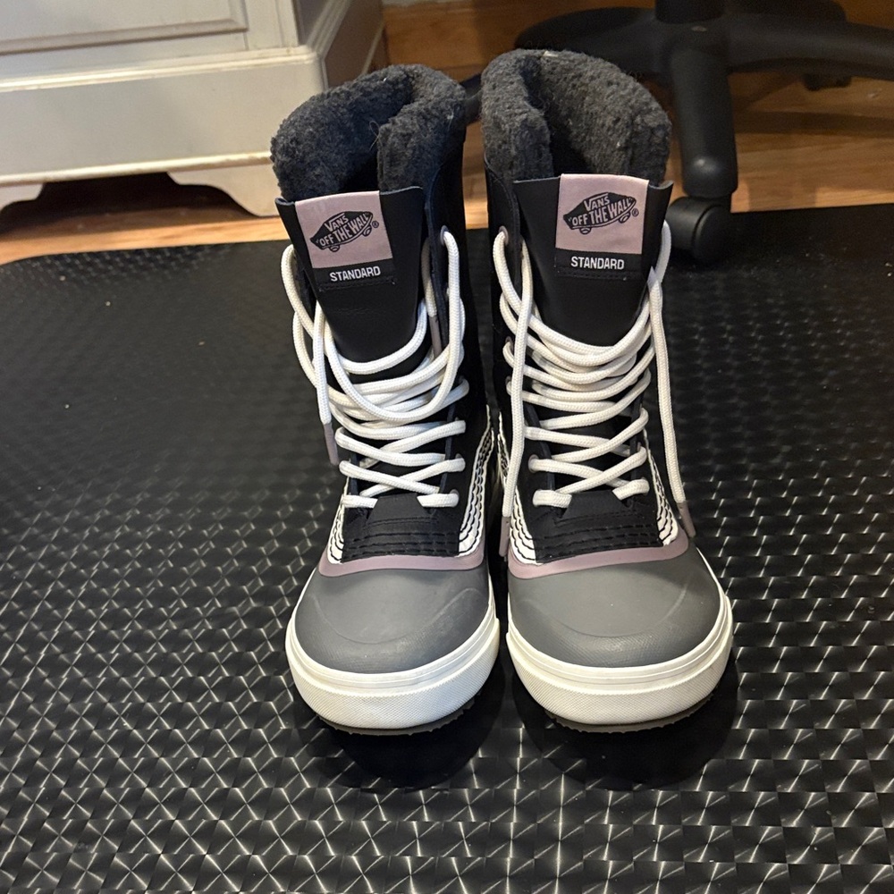 Last call: Vans Men's Black and Gray High-Top Boots